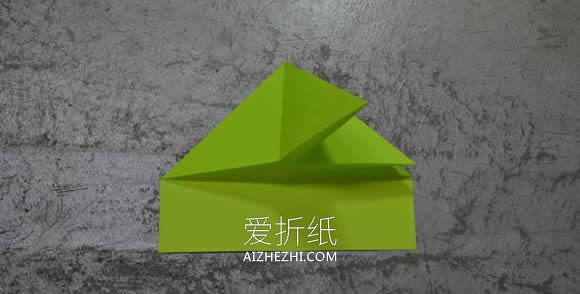 怎么折纸F-16战斗轰炸机的折法图解步骤- www.aizhezhi.com