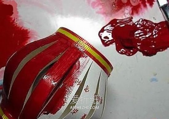 怎么用一次性纸杯做元旦灯笼的制作方法- www.aizhezhi.com