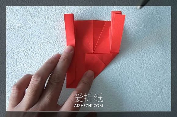 怎么折纸爱之拥抱的折法图解教程- www.aizhezhi.com