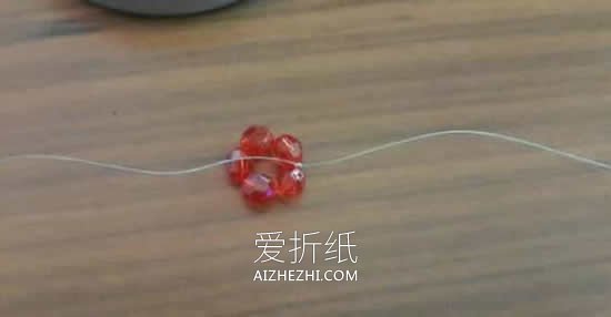 怎么做串珠花戒的制作方法图解步骤- www.aizhezhi.com