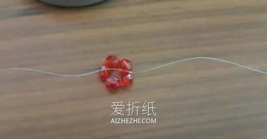 怎么做串珠花戒的制作方法图解步骤- www.aizhezhi.com