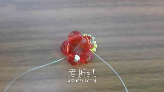 怎么做串珠花戒的制作方法图解步骤- www.aizhezhi.com