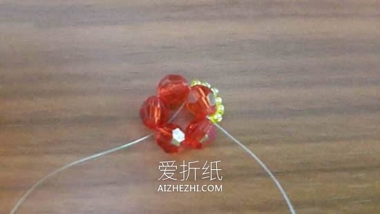 怎么做串珠花戒的制作方法图解步骤- www.aizhezhi.com