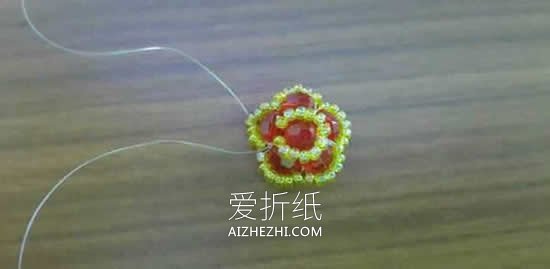 怎么做串珠花戒的制作方法图解步骤- www.aizhezhi.com