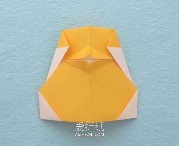 折纸嘴巴可以动的小鸟怎么折的图解教程- www.aizhezhi.com