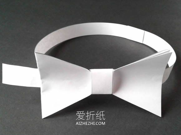 怎么做纸领结的手工制作方法教程- www.aizhezhi.com