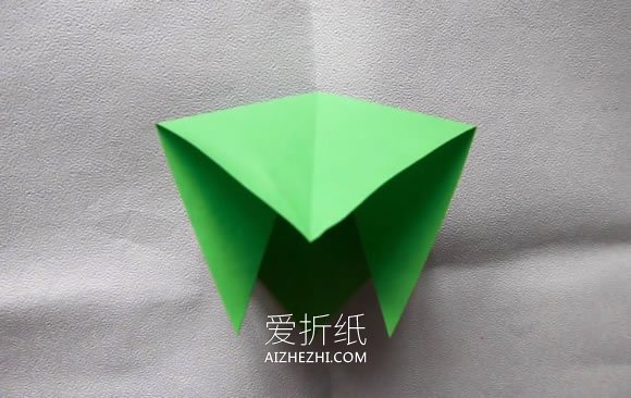 怎么折纸立体菠萝和叶子的折法图解步骤- www.aizhezhi.com