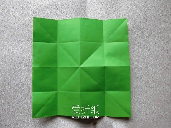 怎么折纸立体菠萝和叶子的折法图解步骤- www.aizhezhi.com