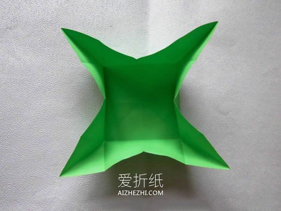 怎么折纸立体菠萝和叶子的折法图解步骤- www.aizhezhi.com