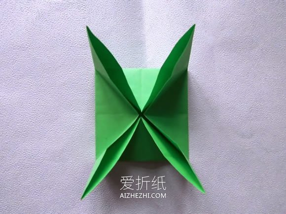 怎么折纸立体菠萝和叶子的折法图解步骤- www.aizhezhi.com