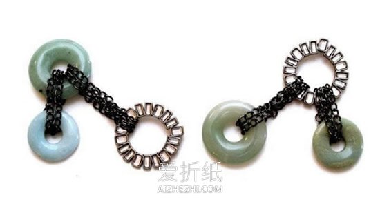 怎么用金属链做复古风串珠项链的制作方法- www.aizhezhi.com