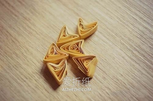 怎么做圣诞节衍纸雪花挂饰的制作方法图解- www.aizhezhi.com