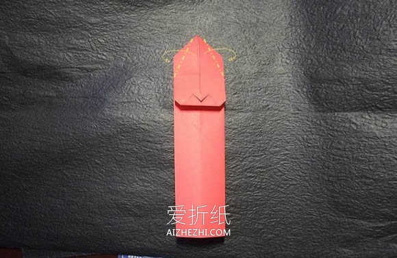 怎么折纸兔年兔子红包的折法步骤图解- www.aizhezhi.com