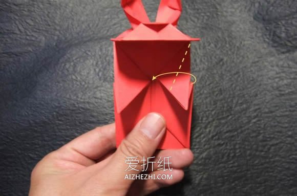 怎么折纸兔年兔子红包的折法步骤图解- www.aizhezhi.com