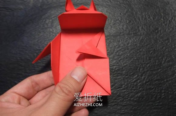 怎么折纸兔年兔子红包的折法步骤图解- www.aizhezhi.com