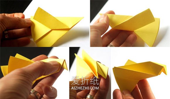 怎么简单折纸小鸟挂饰的折法图解教程- www.aizhezhi.com