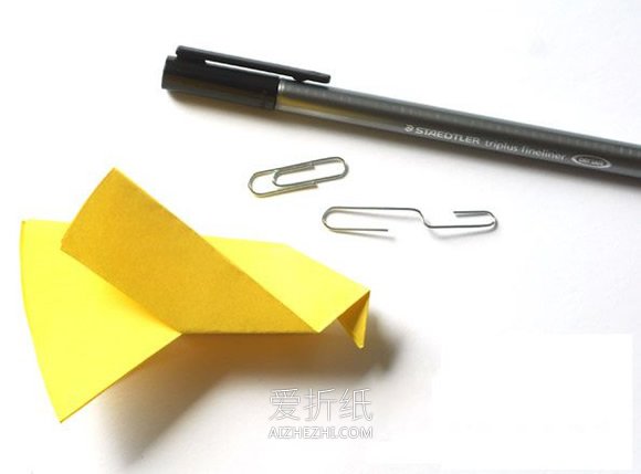 怎么简单折纸小鸟挂饰的折法图解教程- www.aizhezhi.com