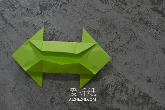 怎么简单折纸太空飞船的折法步骤图解- www.aizhezhi.com