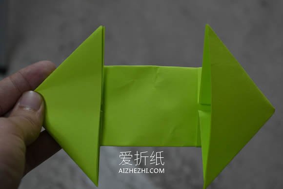 怎么简单折纸太空飞船的折法步骤图解- www.aizhezhi.com