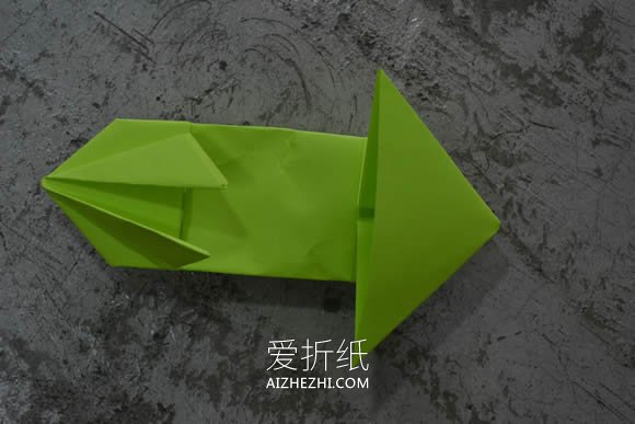 怎么简单折纸太空飞船的折法步骤图解- www.aizhezhi.com