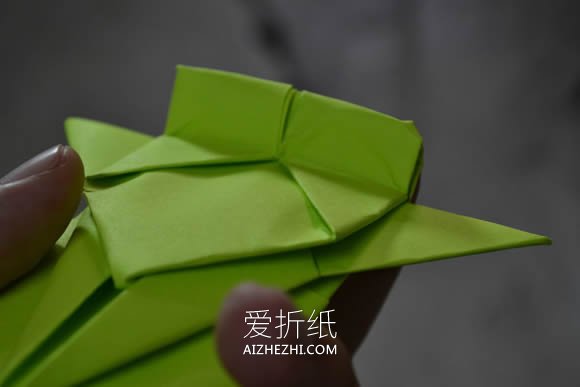 怎么简单折纸太空飞船的折法步骤图解- www.aizhezhi.com