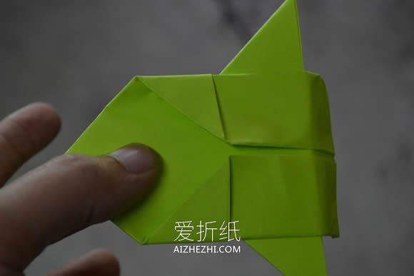 怎么简单折纸太空飞船的折法步骤图解- www.aizhezhi.com