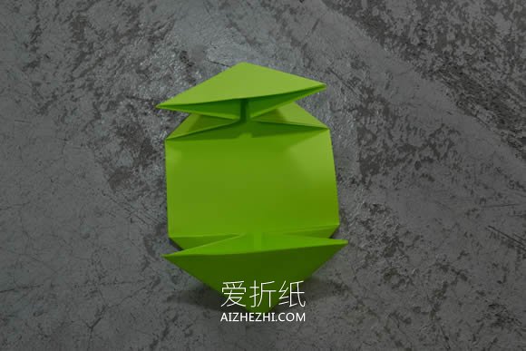 怎么简单折纸太空飞船的折法步骤图解- www.aizhezhi.com