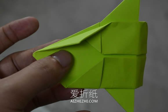 怎么简单折纸太空飞船的折法步骤图解- www.aizhezhi.com