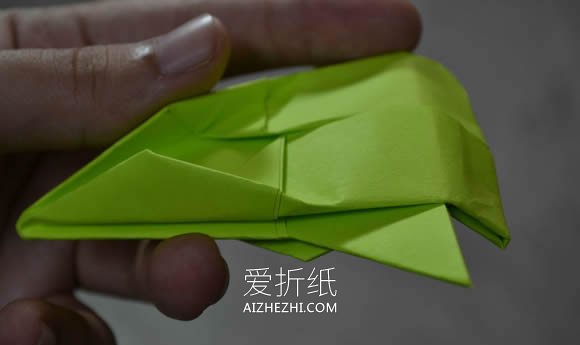 怎么简单折纸太空飞船的折法步骤图解- www.aizhezhi.com