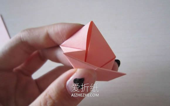 怎么简单折纸鸡蛋花的折法步骤图解- www.aizhezhi.com