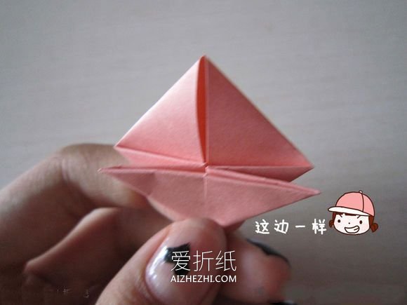 怎么简单折纸鸡蛋花的折法步骤图解- www.aizhezhi.com