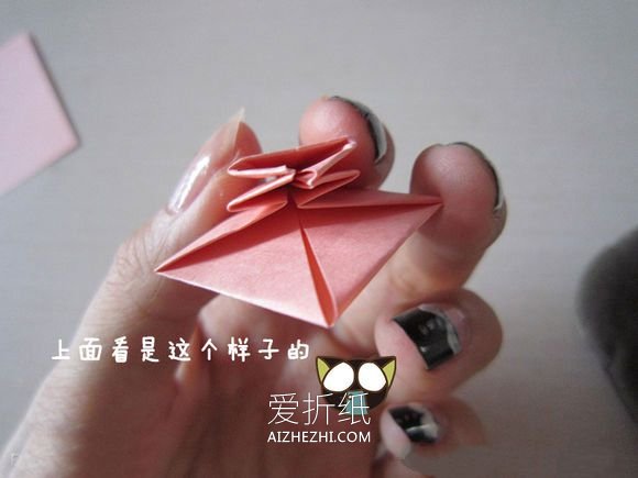 怎么简单折纸鸡蛋花的折法步骤图解- www.aizhezhi.com