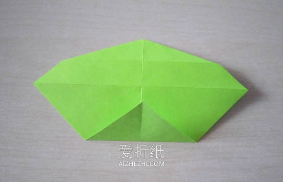 怎么折纸简单又可爱领带心的折法图解教程- www.aizhezhi.com