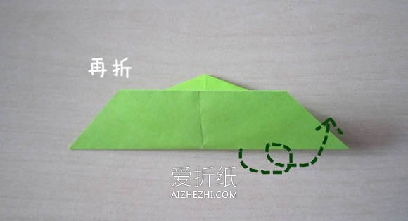 怎么折纸简单又可爱领带心的折法图解教程- www.aizhezhi.com