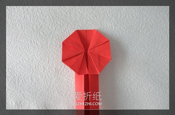 怎么折纸创意倒油漆的折法图解教程- www.aizhezhi.com