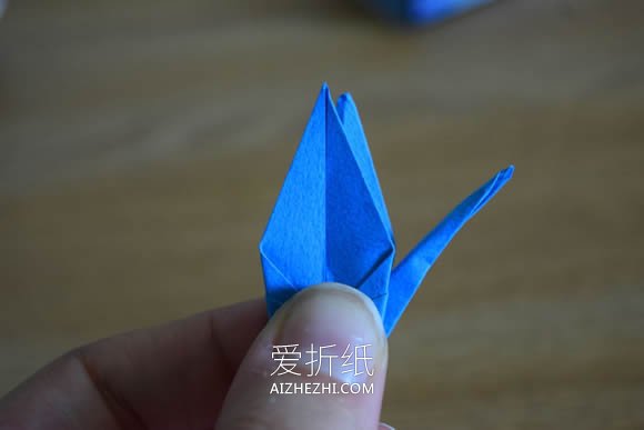 简单手工纸鹤怎么折的过程步骤图解- www.aizhezhi.com