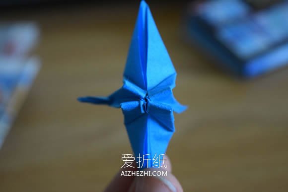 简单手工纸鹤怎么折的过程步骤图解- www.aizhezhi.com