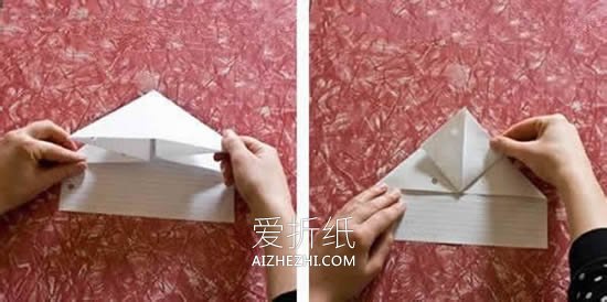 怎么折简单又漂亮的纸心的折法步骤图- www.aizhezhi.com