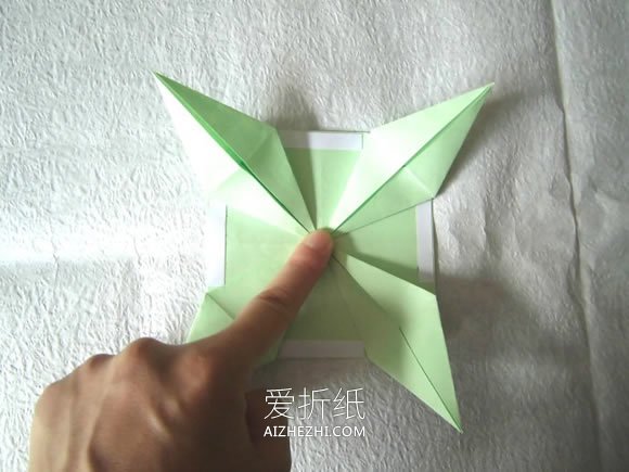 怎么折纸立体裱花蛋糕的折法步骤图解- www.aizhezhi.com