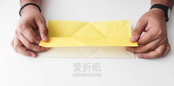 怎么折纸简易收纳盒的折叠方法图解- www.aizhezhi.com