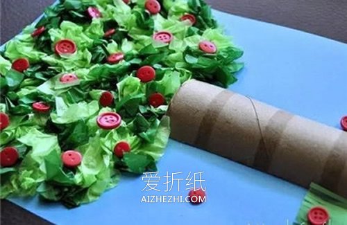 幼儿园怎么做教师节大树贺卡的制作方法- www.aizhezhi.com