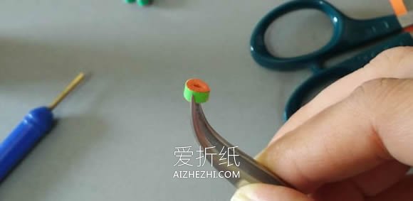 怎么做迷你衍纸盆栽的手工制作图解教程- www.aizhezhi.com