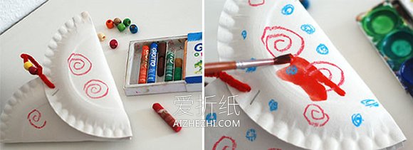 怎么简单用纸盘做收纳小挂袋的制作方法- www.aizhezhi.com