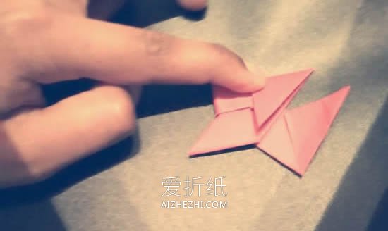 怎么折纸四角忍者之星飞镖的折法步骤图- www.aizhezhi.com