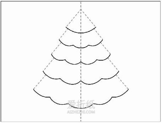 怎么做立体圣诞树贺卡的手工制作方法- www.aizhezhi.com