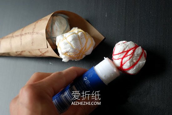 怎么简单用纸做冰激凌的手工制作教程- www.aizhezhi.com