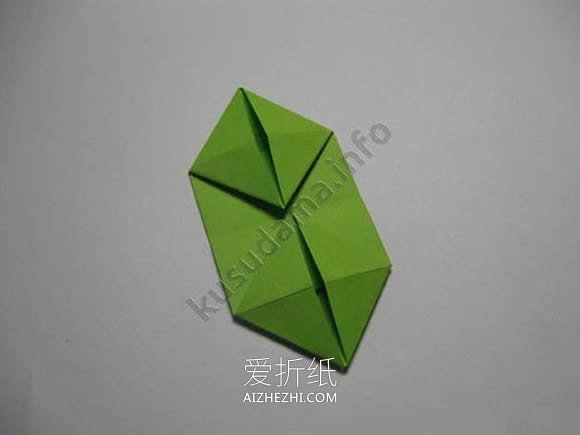 怎么折纸五角星花球的折法步骤图解- www.aizhezhi.com