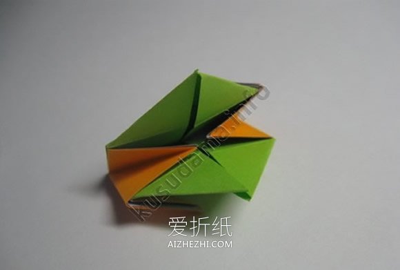 怎么折纸五角星花球的折法步骤图解- www.aizhezhi.com