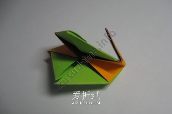 怎么折纸五角星花球的折法步骤图解- www.aizhezhi.com