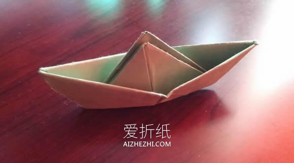 简单小船怎么折的图解教程- www.aizhezhi.com
